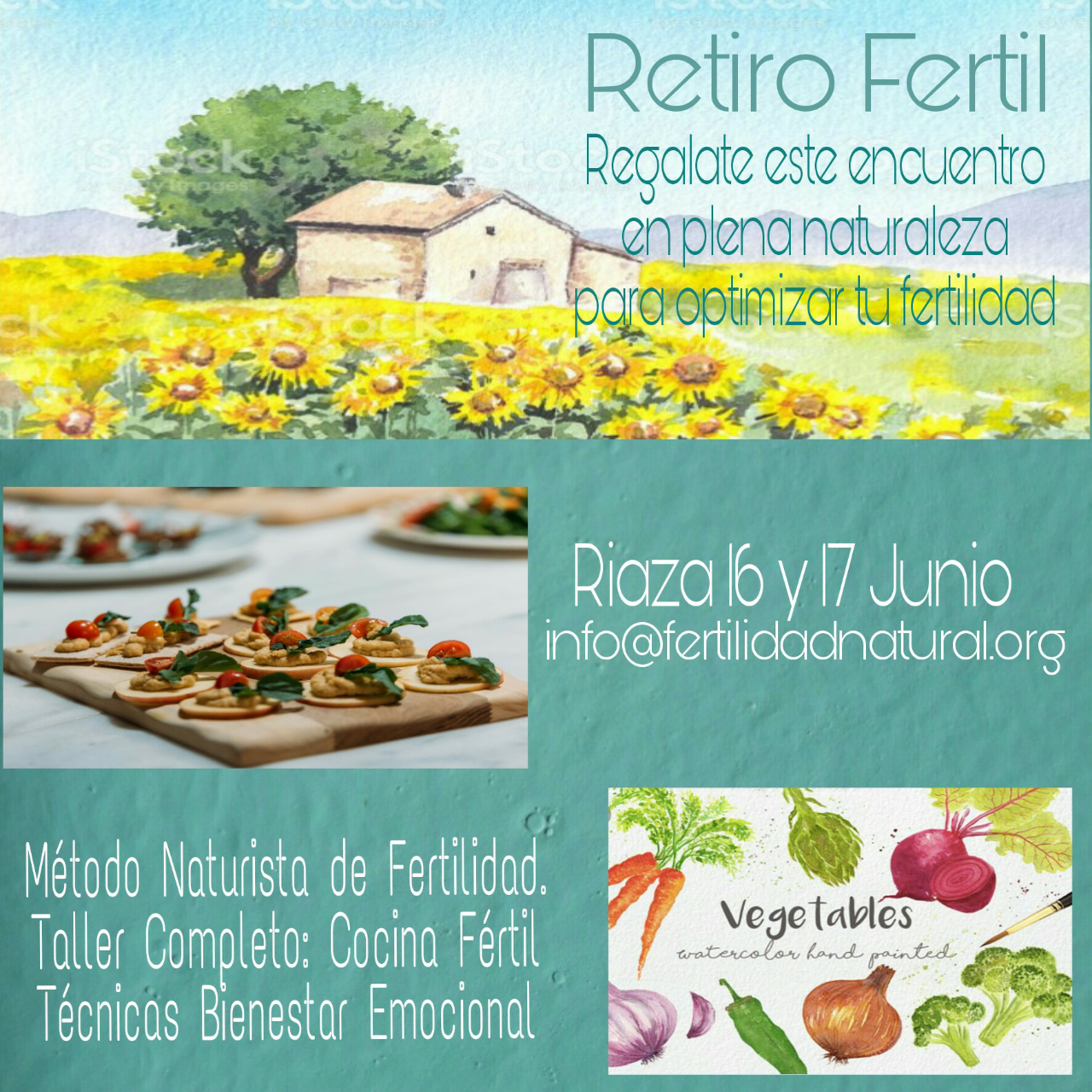 Retiro Fértil (Encuentro Fertilidad Natural) 16 y 17 junio de 2018